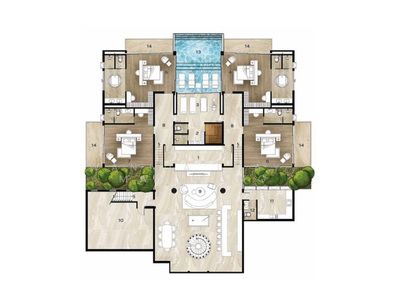 Garden Atlas Bayview, Phuket, Wichit, Muang Phuket, Phuket, 5 Bedrooms, 1,609 sqm, Villa For Sale, by Wanida (May) Mahawong, 500201827 - DDproperty.com