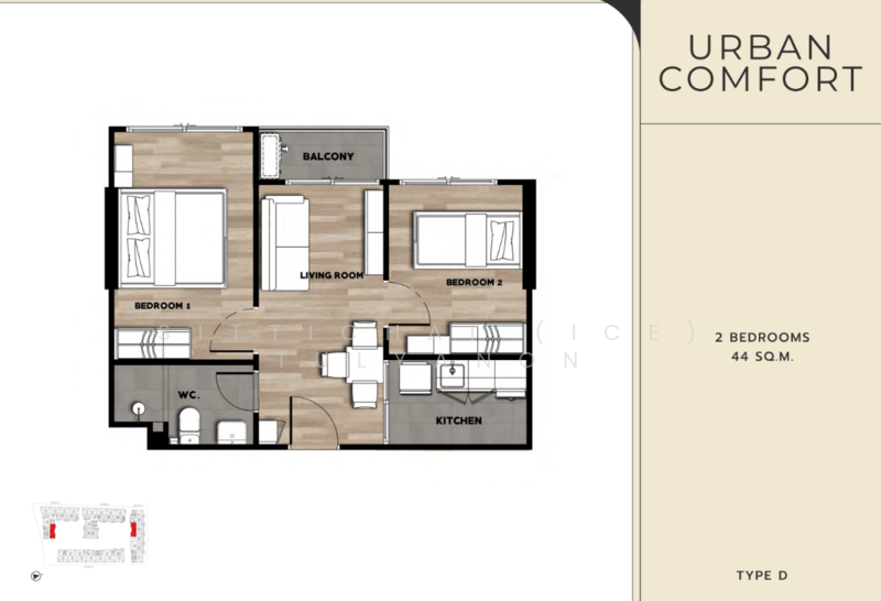 ARLO Sukhumvit 105-Lasalle : อาโล่ สุขุมวิท105-ลาซาล, กรุงเทพ, บางนา, บางนา, กรุงเทพ, 44 ตร.ม., คอนโด ขาย, โดย Sittichai (Ice) Tulyanon, 500201957 - DDproperty.com