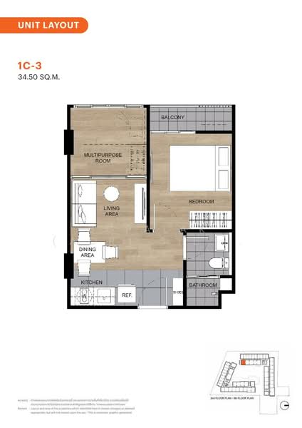Dcondo Calm Ramkhamhaeng 40, Bangkok, Hua Mak, Bang Kapi, Bangkok, 2 Bedrooms, 46 sqm, Condo For Sale, by Sittichai (Ice) Tulyanon, 500201961 - DDproperty.com