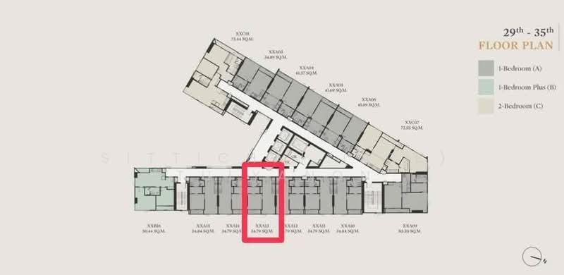 The Crest Park Residences, Bangkok, 1198 Phahonyothin Road, Jom Phon, Chatuchak, Bangkok, 1 Bedroom, 35 sqm, Condo For Sale, by Sittichai (Ice) Tulyanon, 500202203 - DDproperty.com