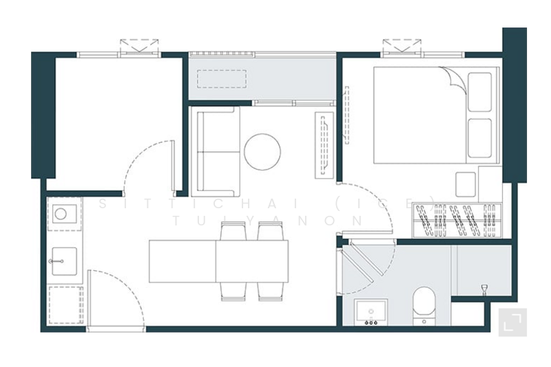 Nue Riverest Ratburana, Bangkok, Rat Burana Road, Rat Burana, Rat Burana, Bangkok, 1 Bedroom, 25 sqm, Condo For Sale, by Sittichai (Ice) Tulyanon, 500202330 - DDproperty.com