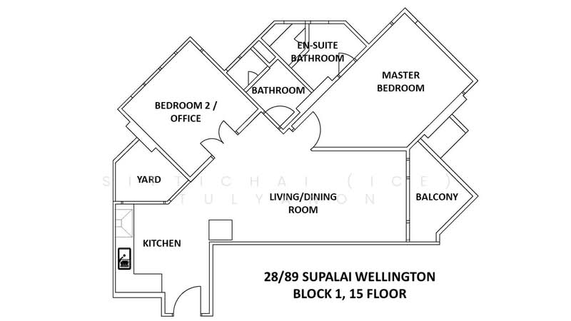 Supalai Wellington, Bangkok, Thiam Ruammit Road, Huai Khwang, Huai Khwang, Bangkok, 2 Bedrooms, 88 sqm, Condo For Sale, by Sittichai (Ice) Tulyanon, 500202367 - DDproperty.com