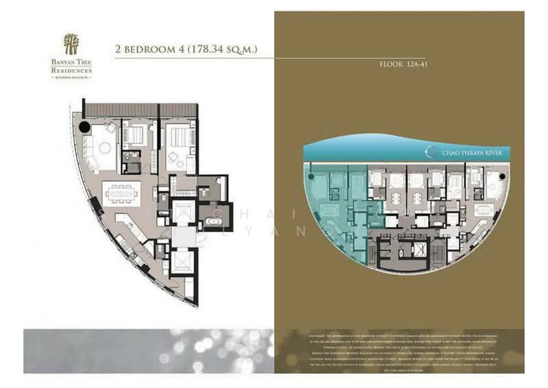 Banyan Tree Residences Riverside, Bangkok, Soi Somdet Chao Phraya 17, Khlong San, Khlong San, Bangkok, 2 Bedrooms, 161 sqm, Condo For Rent, by Sittichai (Ice) Tulyanon, 500202436 - DDproperty.com