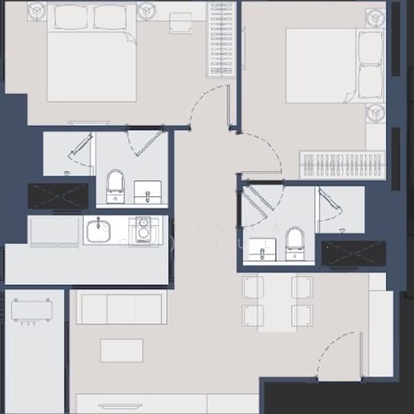 Life Charoennakhon-Sathorn, Bangkok, 670 Charoen Nakhon Road, Bang Lam Phu Lang, Khlong San, Bangkok, 2 Bedrooms, 57 sqm, Condo For Sale, by Sittichai (Ice) Tulyanon, 500202497 - DDproperty.com