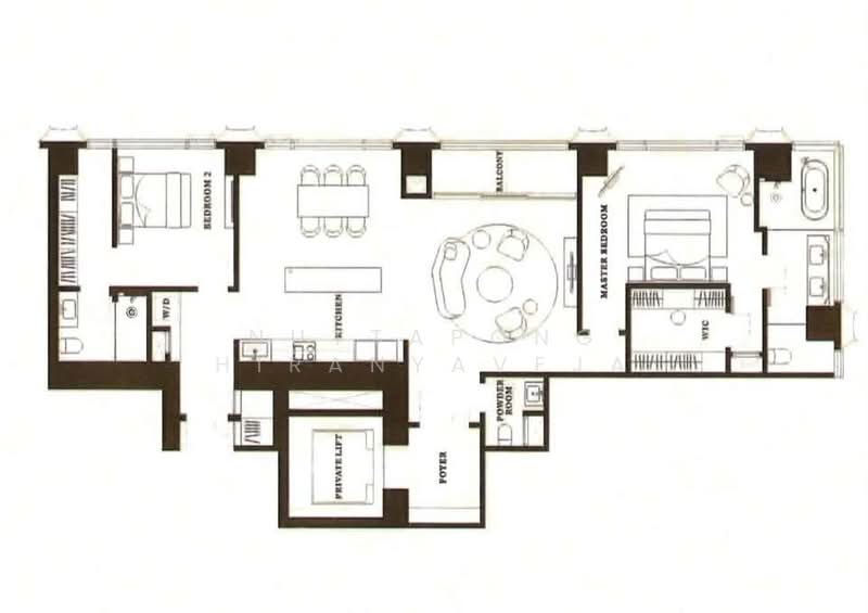 ONE89 Wireless, Bangkok, Wittayu Road, Lumphini, Pathum Wan, Bangkok, 2 Bedrooms, 151 sqm, Condo For Rent, by Nuttapong Hiranyaveja, 500202652 - DDproperty.com