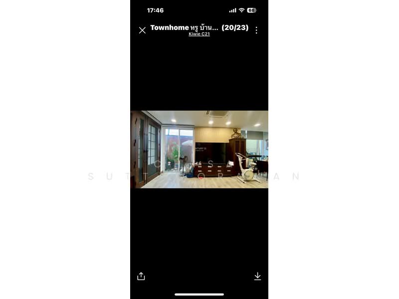 Baan Klang Krung Rama 3 : บ้านกลางกรุง พระราม 3, กรุงเทพ, ถนน ยานนาวา, ช่องนนทรี, ยานนาวา, กรุงเทพ, 280 ตร.ม., ทาวน์เฮ้าส์ ขาย, โดย Chisa Suttiworakan, 500202867 - DDproperty.com