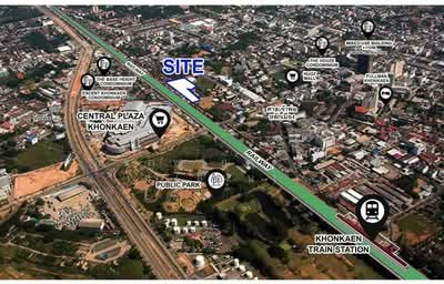 ขาย - ขายที่ดิน 4-3-93 ไร่ ใกล้เซ็นทรัลขอนแก่น ตำบลในเมือง อำเภอเมือง จังหวัดขอนแก่น, ขอนแก่น