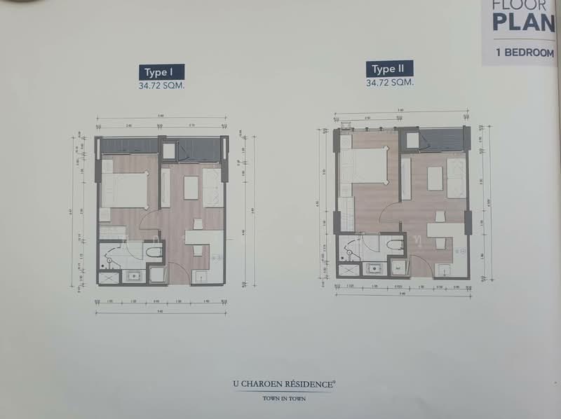 U Charoen Residence Town in Town, Bangkok, Sriwara Road, Phlapphla, Wang Thonglang, Bangkok, 1 Bedroom, 34 sqm, Condo For Rent, by ศุกร์วัน ฉายินทุ, 500203775 - DDproperty.com