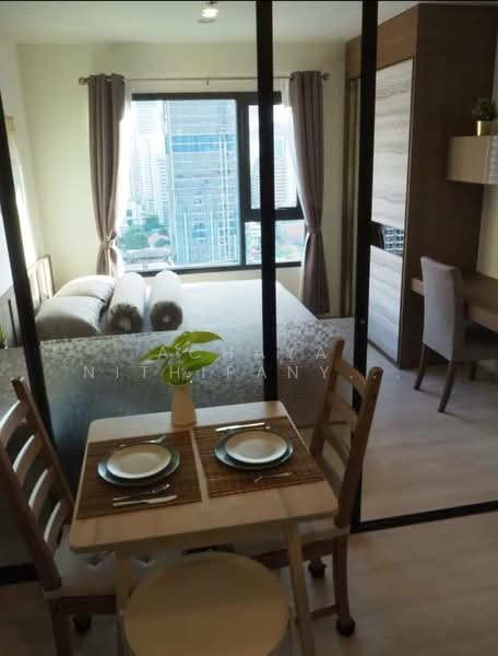 Life Asoke, Bangkok, Asoke-Dindang Road, Bang Kapi, Huai Khwang, Bangkok, 1 Bedroom, 30 sqm, Condo For Rent, by Achaya Nithipanyawong, 500203805 - DDproperty.com