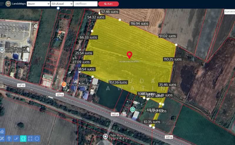 ขายที่ดินชัยนาท 25-3-21 ไร่, Chai Nat, ถนนทางหลวงแผ่นดินหมายเลข3212, Khung Samphao, Manorom, Chai Nat, , 41,284 sqm, Land For Sale, by Wichsuda Kuptawatin, 500204236 - DDproperty.com