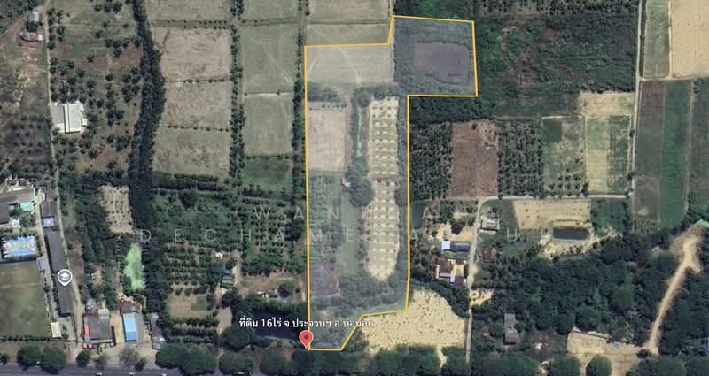 ที่ดิน16 ไร่กว่า ติดถนนเพชรเกษม จ.ประจวบคีรีขันธ์ อ.บ่อนอก ที่ดินติดถนนหลัก รูปแปลงลึก, ประจวบคีรีขันธ์, บ่อนอก, เมืองประจวบคีรีขันธ์, ประจวบคีรีขันธ์, 26,248 ตร.ม., ที่ดิน ขาย, โดย Wanida Dechametarkul, 500204320 - DDproperty.com