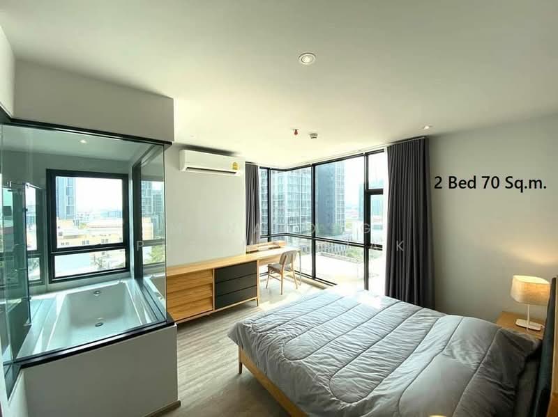 Rhythm Ekkamai, Bangkok, 11 Soi Sukhumvit 63, Khlongtoei Nua, Watthana, Bangkok, 2 Bedrooms, 70 sqm, Condo For Rent, by Manapong Phromphitak, 500204545 - DDproperty.com