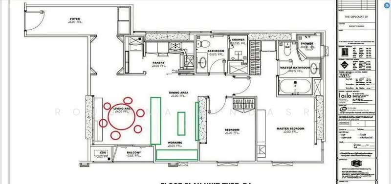 The Diplomat 39, Bangkok, 18 Soi Sukhumvit 39, Sukhumvit Road, Khlong Tan Nua, Watthana, Bangkok, 2 Bedrooms, 92 sqm, Condo For Rent, by Rojjana Jindasri, 500204840 - DDproperty.com