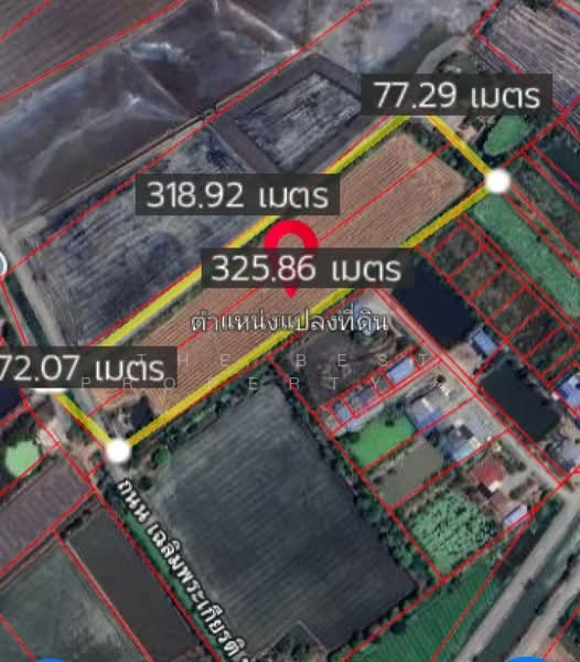 ที่ดินบางเลน นครปฐม, Nakhon Pathom, Hin Mun, Bang Len, Nakhon Pathom, , 23,852 sqm, Land For Sale, by The Best Property เน็ท, 500204849 - DDproperty.com