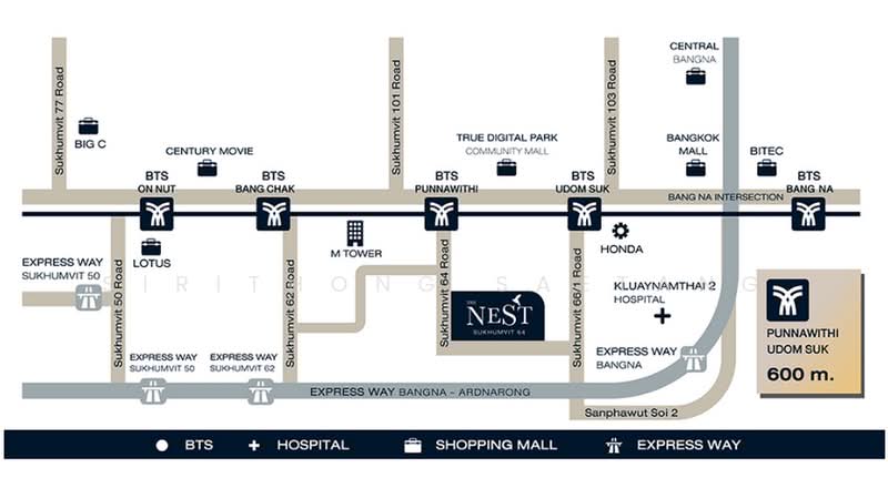The Nest Sukhumvit 64 : เดอะ เนสท์ สุขุมวิท 64, กรุงเทพ, 408 ซอยสุขุมวิท 64, บางจาก, พระโขนง, กรุงเทพ, 32 ตร.ม., คอนโด ขาย, โดย Sirithong Saetang, 500205345 - DDproperty.com