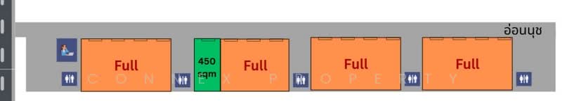 For Rent - Warehouse Onnut70 450 square meter, Bangkok