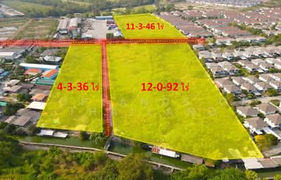 ขาย - ขาย ที่ดิน หนามแดง-บางพลี อ.เมืองสมุทรปราการ (ใกล้ทางด่วน Motorway) เนื้อที่ 4 - 12 ไร่ ถนน 12 m., สมุทรปราการ