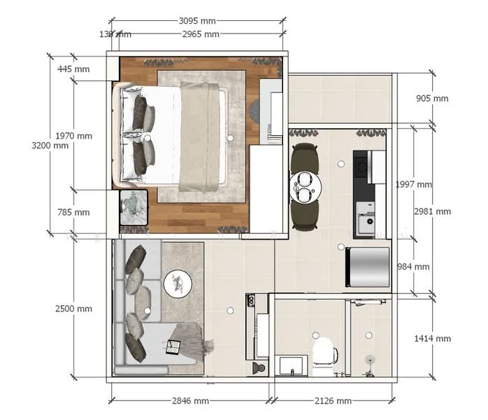 Aspire Srinakarin, Bangkok, 49 Soi Srinakarin 49, Nong Bon, Prawet, Bangkok, 1 Bedroom, 29 sqm, Condo For Sale, by ณัฐจีรา กุลสิริภิวัฒน์, 500206518 - DDproperty.com