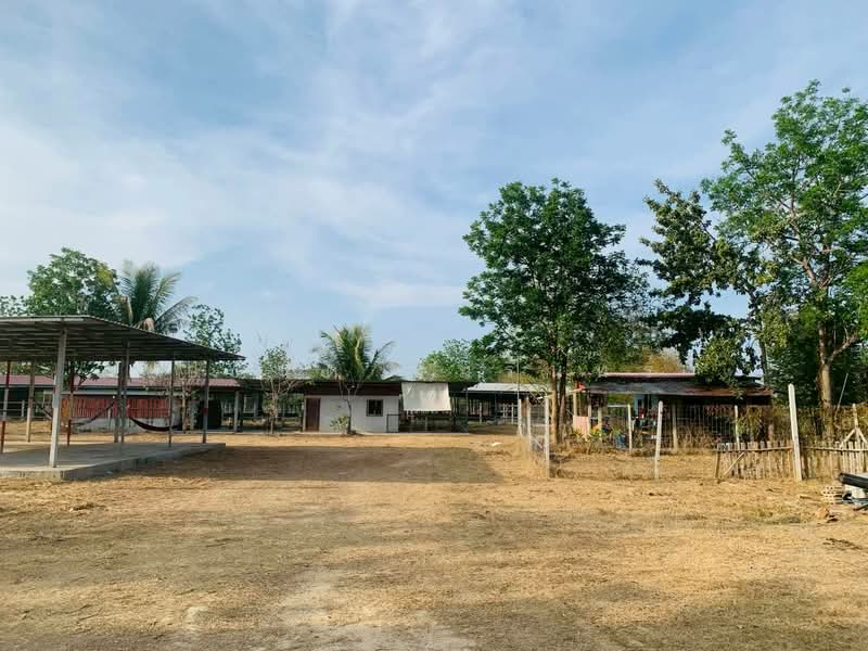 For Sale - Land for sale with house and farm, area 12 rai 0 ngan 83 sq.wah, near Ban Tha Hua Lop School, Phetchaburi