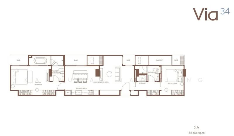 Via 34, Bangkok, 15 Soi Sukhumvit 34, Khong Tan, Khlong Toei, Bangkok, 3 Bedrooms, 146 sqm, Condo For Rent, by Kanrutai Dawruang, 500208257 - DDproperty.com