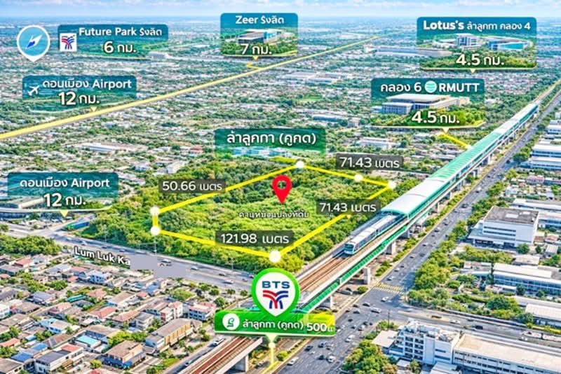 ไม่พบโครงการ, Pathum Thani, ลำลูกกาคลองสอง, Khu Khot, Lam Luk Ka, Pathum Thani, , 80,000 sqm, Land For Rent, by ณัฐพงศ์ สุนทรอรุณ, 500208950 - DDproperty.com