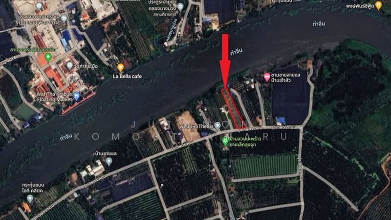 ขายที่ดินติดแม่น้ำท่าจีน 1 ไร่ 2 งาน 60 ตร.ว. ถมแล้ว พร้อมโฉนด ทำคาเฟ่ ร้านอาหาร บ้านพักได้, Samut Sakhon, Bang Yang, Krathum Baen, Samut Sakhon, , 2,640 sqm, Land For Sale, by คุณ หนุ่ย, 500209287 - DDproperty.com