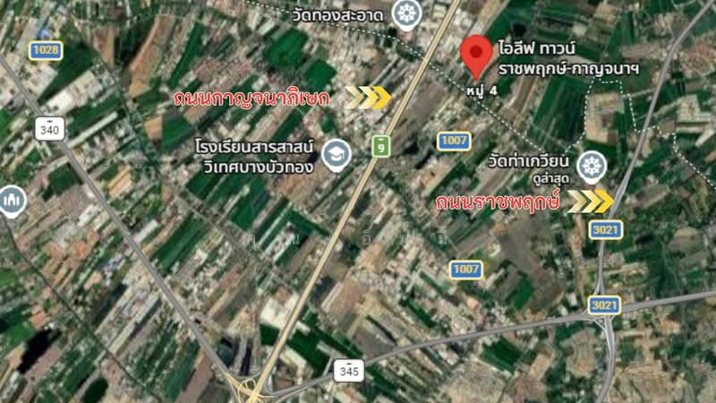 I Leaf Town Ratchaphruek-Kanchana, Pathum Thani, Soi Wat Tha Kwian, Khlong Phra Udom, Lat Lum Kaeo, Pathum Thani, 4 Bedrooms, 119 sqm, Townhouse For Sale, by คุณเอ็มมี่, 500209432 - DDproperty.com