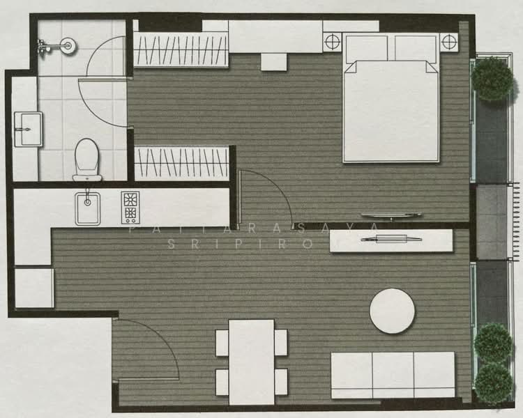 Noble Ambience Sukhumvit 42 : โนเบิล แอมเบียนส์ สุขุมวิท 42, กรุงเทพ, 55 ซอยสุขชัย, คลองตัน, คลองเตย, กรุงเทพ, 42 ตร.ม., คอนโด ให้เช่า, โดย Pattarasaya Sripirom, 500209572 - DDproperty.com