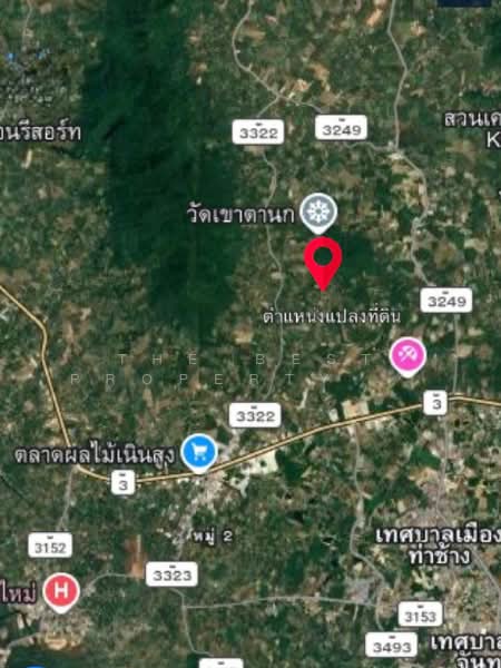 ที่ดินท่าใหม่ จันทบุรี, Chanthaburi, Khao Wua, Tha Mai, Chanthaburi, , 1,396 sqm, Land For Sale, by The Best Property เมญ่า, 500210091 - DDproperty.com