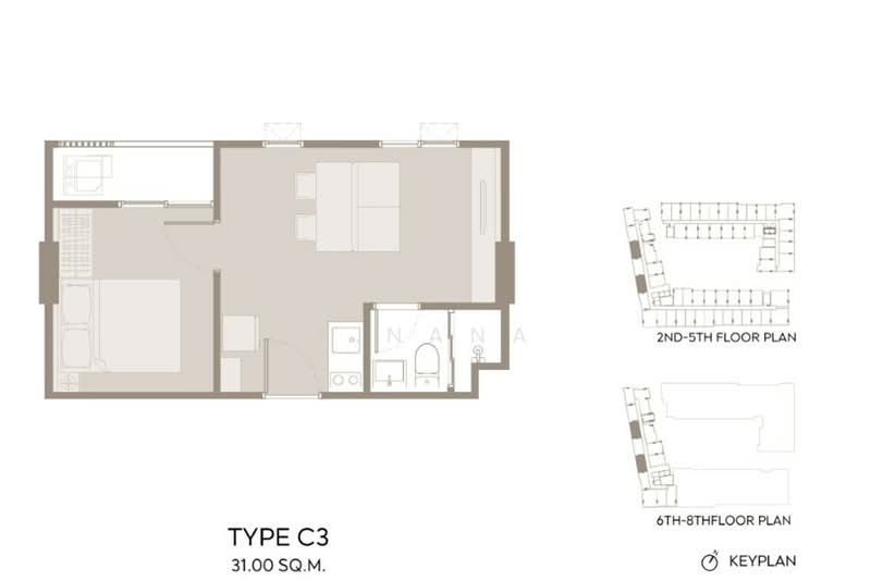 Aspire Itsaraphap Station : แอสปาย อิสรภาพ สเตชั่น, กรุงเทพ, วัดอรุณ, บางกอกใหญ่, กรุงเทพ, 31 ตร.ม., คอนโด ขาย, โดย K.Nana, 500210377 - DDproperty.com