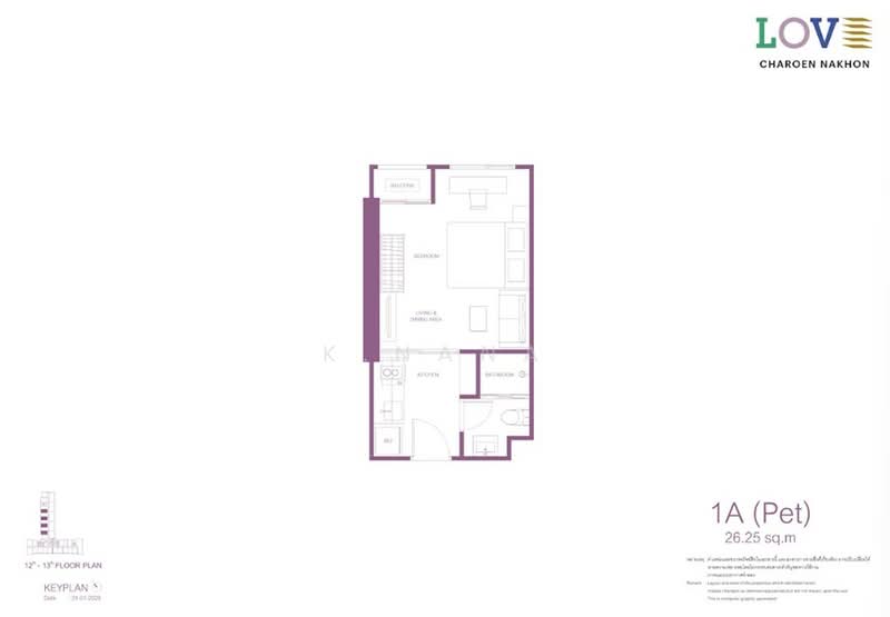 Love Charoen Nakhon, Bangkok, Bang Lam Phu Lang, Khlong San, Bangkok, 1 Bedroom, 26 sqm, Single Detached House For Sale, by K.Nana, 500210572 - DDproperty.com