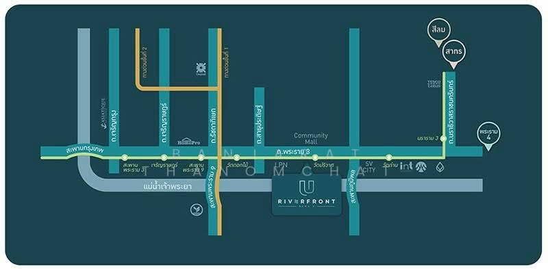 U Delight Residence Riverfront Rama 3 : ยู ดีไลท์ เรสซิเดนซ์ ริเวอร์ฟรอนท์ พระราม 3, กรุงเทพ, 772 ถนนพระราม 3, บางโพงพาง, ยานนาวา, กรุงเทพ, 55 ตร.ม., คอนโด ให้เช่า, โดย Banjarat Thanomchat, 500210818 - DDproperty.com