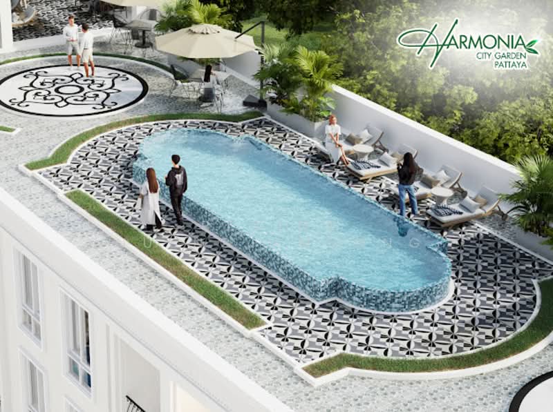 Harmonia City Garden : ฮาร์โมเนีย ซิตี้ การ์เด้น, ชลบุรี, ถนนพัทยา, หนองปรือ, บางละมุง, ชลบุรี, 24 ตร.ม., คอนโด ขาย, โดย Regina Nuengjamnong, 500210915 - DDproperty.com