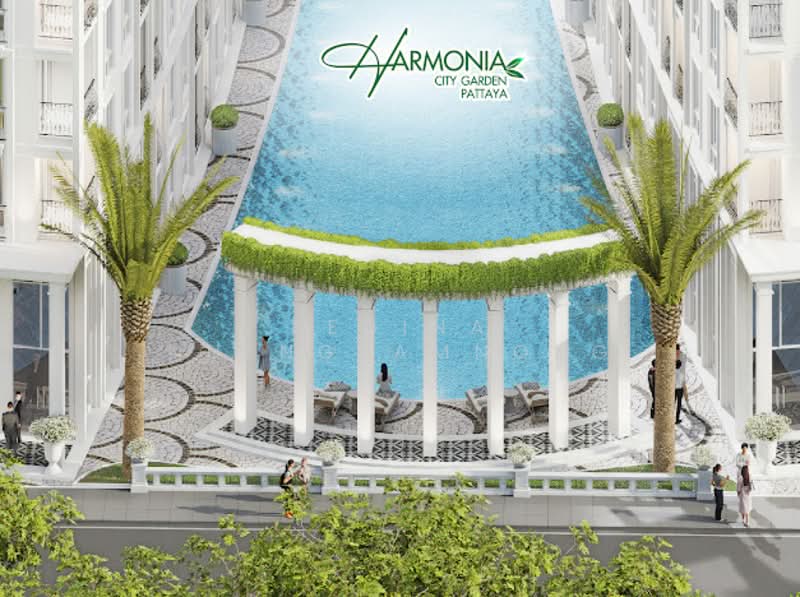 Harmonia City Garden : ฮาร์โมเนีย ซิตี้ การ์เด้น, ชลบุรี, ถนนพัทยา, หนองปรือ, บางละมุง, ชลบุรี, 24 ตร.ม., คอนโด ขาย, โดย Regina Nuengjamnong, 500210915 - DDproperty.com