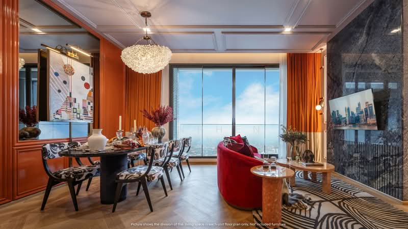 Rhythm Charoennakhon Iconic, Bangkok, Charoen Nakhon Road, Khlong Ton Sai, Khlong San, Bangkok, 2 Bedrooms, 95 sqm, Condo For Sale, by Wanphen Khemprasit, 500211015 - DDproperty.com