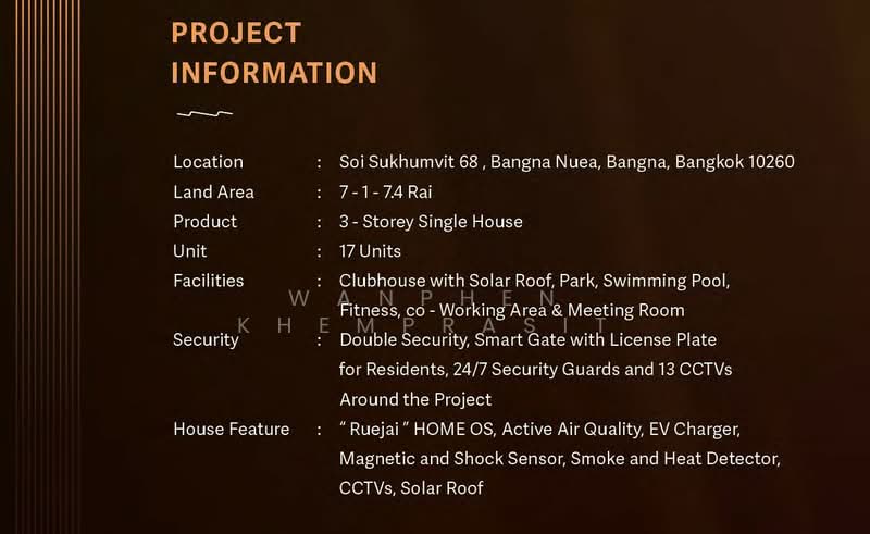 The Gentry Sukhumvit Bangna, Bangkok, 418 Soi Sophon, Bang Na, Bang Na, Bangkok, 5 Bedrooms, 553 sqm, Single Detached House For Sale, by Wanphen Khemprasit, 500211023 - DDproperty.com