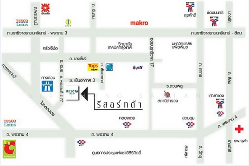 Resorta Yen-Akat, Bangkok, 270 87 Soi Amon, Chong Nonsi, Yan Nawa, Bangkok, 1 Bedroom, 42 sqm, Condo For Sale, by Sirithong Saetang, 500211107 - DDproperty.com