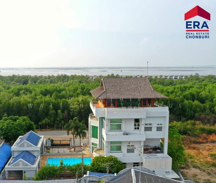 ขายบ้านริมทะเลบางแสน ชลบุรี โครงการเมืองใหม่มารีน่า พูลวิลล่า 4 ชั้น วิวทะเล, Chon Buri (Pattaya), Samed, Muang Chon Buri, Chon Buri (Pattaya), 3 Bedrooms, 1,070 sqm, Single Detached House For Sale, by Pronthip Wattanasatiengul, 500211326 - DDproperty.com