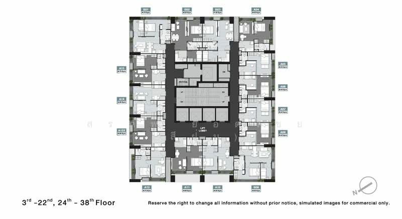 Noble Around Ari, Bangkok, 312 Phahon Yothin Rd, Samsen Nai, Phaya Thai, Bangkok, 1 Bedroom, 27 sqm, Condo For Sale, by สรภพ ยอดไชย (สีฝุ่น), 500211400 - DDproperty.com