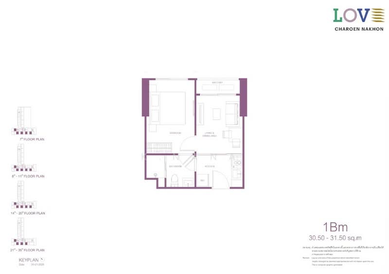 Love Charoen Nakhon, Bangkok, Bang Lam Phu Lang, Khlong San, Bangkok, 1 Bedroom, 31 sqm, Single Detached House For Sale, by K.Nana, 500211408 - DDproperty.com