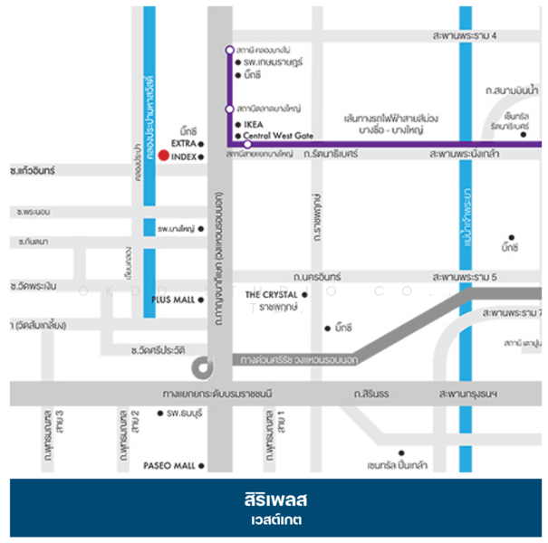 Siri Place Westgate, Nonthaburi, 168 Yothathikan Nonthaburi 2032 Rd, Bang Mae Nang, Bang Yai, Nonthaburi, 3 Bedrooms, 118 sqm, Townhouse For Sale, by OKDD STUDIO Co., Ltd., 500211891 - DDproperty.com