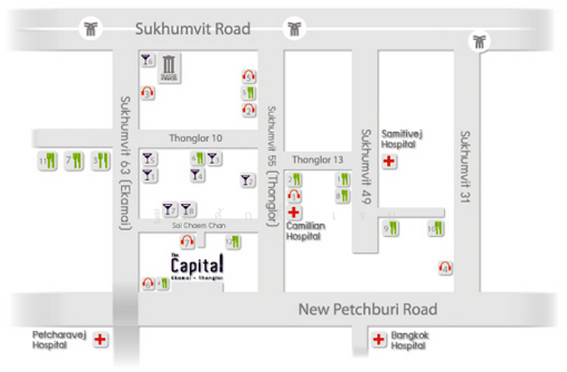 The Capital Ekamai-Thonglor : เดอะ แคปปิตอล เอกมัย-ทอหล่อ, กรุงเทพ, 2898 ถนนเพชรบุรีตัดใหม่, บางกะปิ, ห้วยขวาง, กรุงเทพ, 55 ตร.ม., คอนโด ขาย, โดย ฐิติศักดิ์ เจน, 500211944 - DDproperty.com