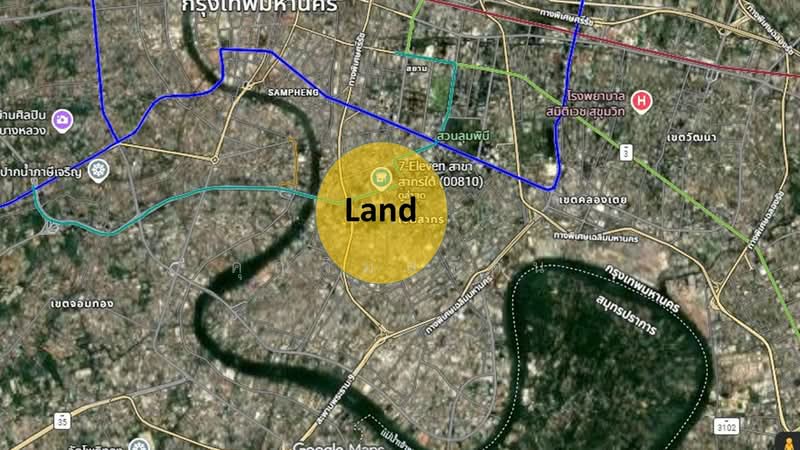 ขายที่ดินพร้อมสิ่งปลูกสร้าง ใจกลางสาทร ติด BTS เซนต์หลุยส์ ผังสีแดง พ.5, กรุงเทพ, ยานนาวา, สาทร, กรุงเทพ, 1,200 ตร.ม., ที่ดิน ขาย, โดย คุณวิมลรัตน์, 500212326 - DDproperty.com