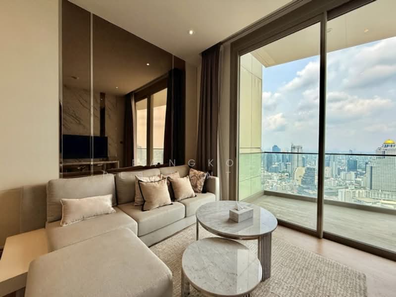 Magnolias Waterfront Residences, Bangkok, 259 Charoen Nakhon Road, Khlong Ton Sai, Khlong San, Bangkok, 2 Bedrooms, 94 sqm, Condo For Rent, by Bangkok Residential, 500212684 - DDproperty.com