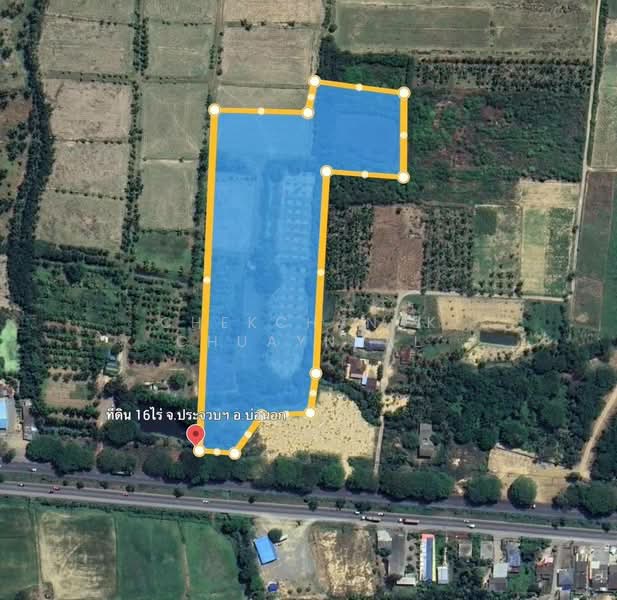 For Sale - ขายที่ดินสวย ประจวบ ติดถนนเพชรเกษม ขนาด16ไร่ อ.บ่อนอก, Prachuap Khiri Khan
