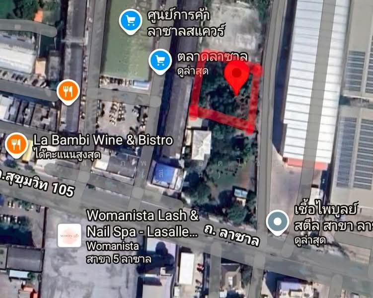 ให้เช่า - ️ให้เช่าที่ดินเปล่าถมแล้ว ซอยลาซาล 81 (บางนา) เนื้อที่ 367 ตารางวา ซ.สุขุมวิท 105, กรุงเทพ