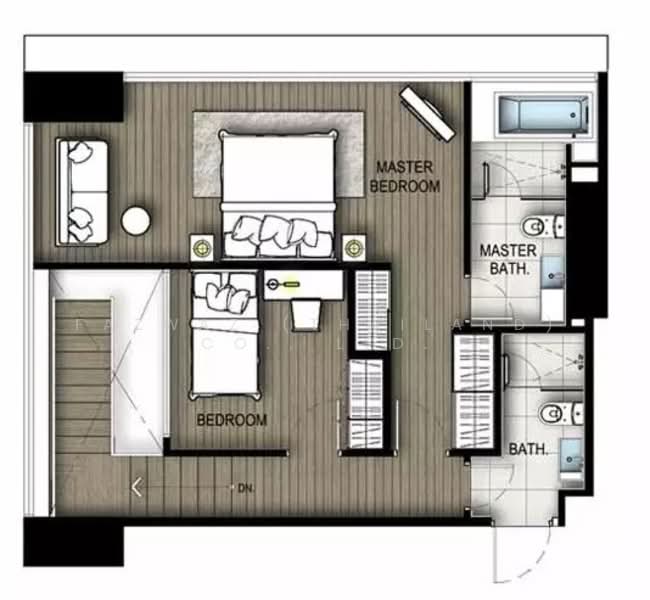 Sukhumvit Suite : สุขุมวิท สวีท, กรุงเทพ, 19 ซอยสุขุมวิท 13, คลองเตยเหนือ, วัฒนา, กรุงเทพ, 55 ตร.ม., คอนโด ขาย, โดย Fazwaz (Thailand) Co., Ltd., 500213494 - DDproperty.com