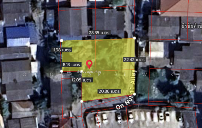 Land Soi Onnut 11, Bangkok, อ่อนนุช, On Nut, Suan Luang, Bangkok, , 576 sqm, Land For Sale, by Chidaphar Beawlek, 500213558 - DDproperty.com