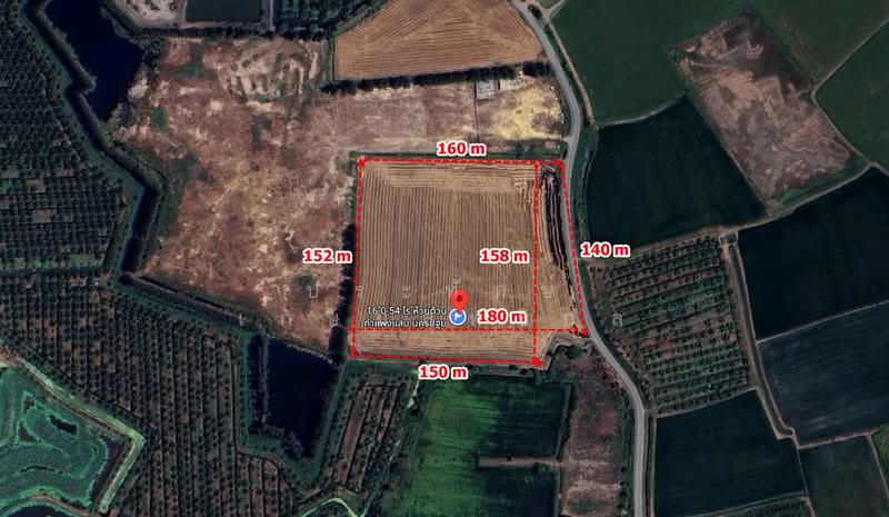 ขาย - ที่ดิน 16 ไร่ ห้วยด้วน กำแพงแสน นครปฐม, นครปฐม