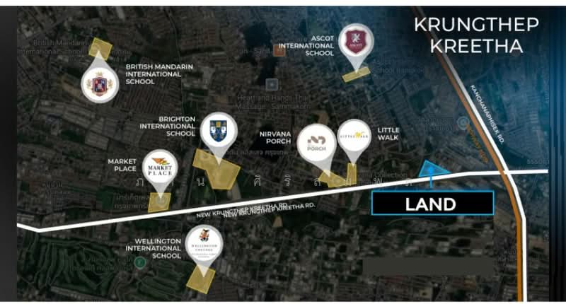 4 ซอย ศรีนครินทร์ - ร่มเกล้า 25 แขวงทับช้าง สะพานสูง กรุงเทพมหานคร 10250, Bangkok, 4 ซอย ศรีนครินทร์ - ร่มเกล้า 25, Thap Chang, Saphan Sung, Bangkok, , 12,296 sqm, Land For Sale, by Phakhin Sirisomphol, 500214852 - DDproperty.com